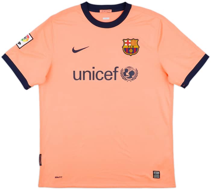 2009-10 Barcelona Away Shirt Ibrahimovic #9 - 10/10 - (L)