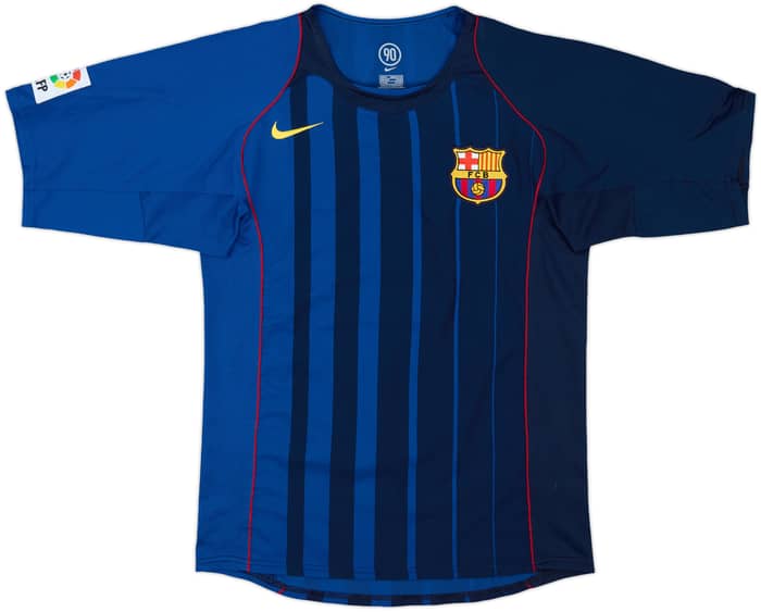 2004-05 Barcelona Away Shirt Borja #2 - 7/10 - (S)