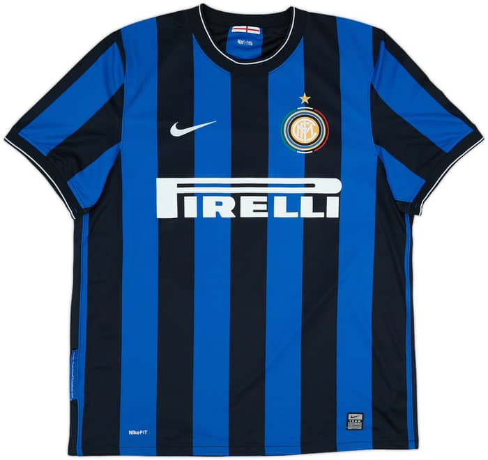 2009-10 Inter Milan Home Shirt Sneijder #10 - 9/10 - (L)