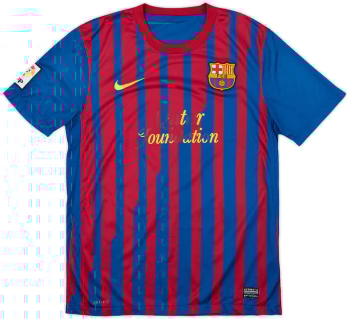 2011-12 Barcelona Home Shirt - 4/10 - (M)