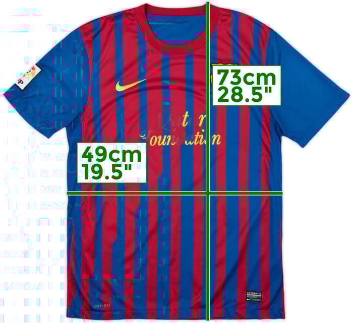 2011-12 Barcelona Home Shirt - 4/10 - (M)