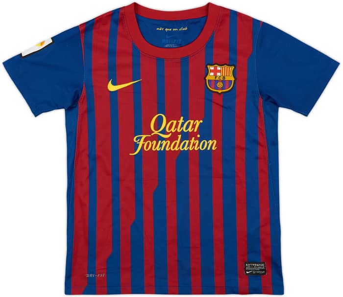 2011-12 Barcelona Home Shirt - 7/10 - (S.Boys)