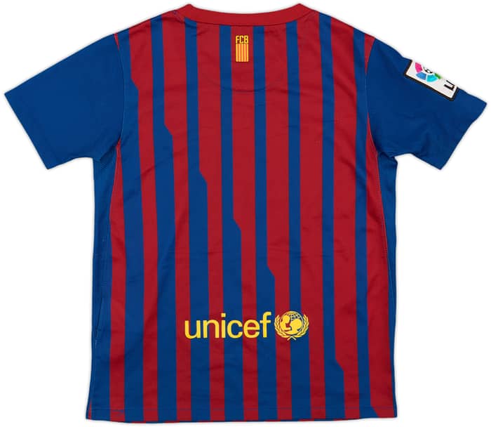 2011-12 Barcelona Home Shirt - 7/10 - (S.Boys)