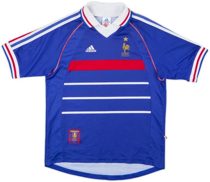 1998-00 France Home Shirt - 8/10 - (L.Boys)