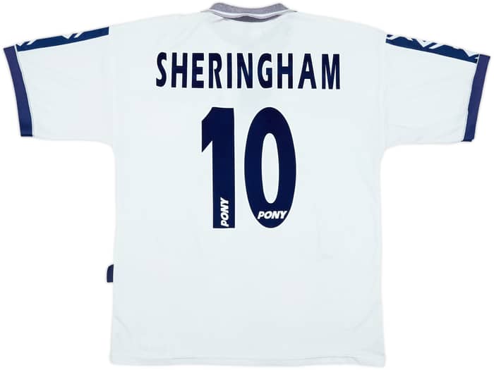 1995-97 Tottenham Home Shirt Sheringham #10 - 6/10 - (M)
