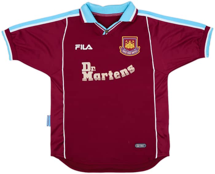 1999-01 West Ham Home Shirt Di Canio #10 - 8/10 - (M)
