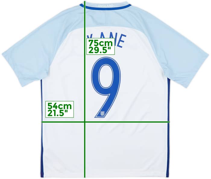 2016-17 England Home Shirt Kane #9 - 7/10 - (L)