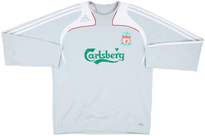 2008-09 Liverpool adidas Sweat Top - 7/10 - (M/L)