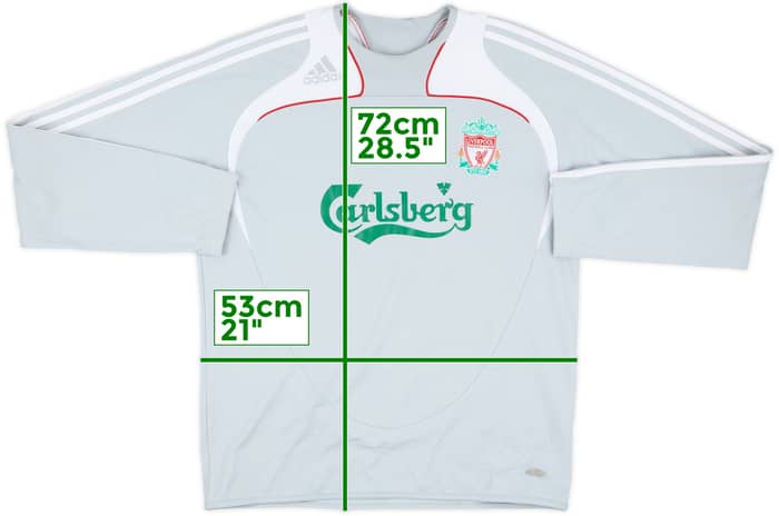 2008-09 Liverpool adidas Sweat Top - 7/10 - (M/L)