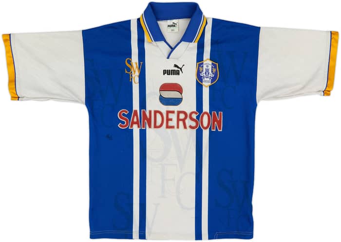 1995-97 Sheffield Wednesday Home Shirt - 4/10 - (M)