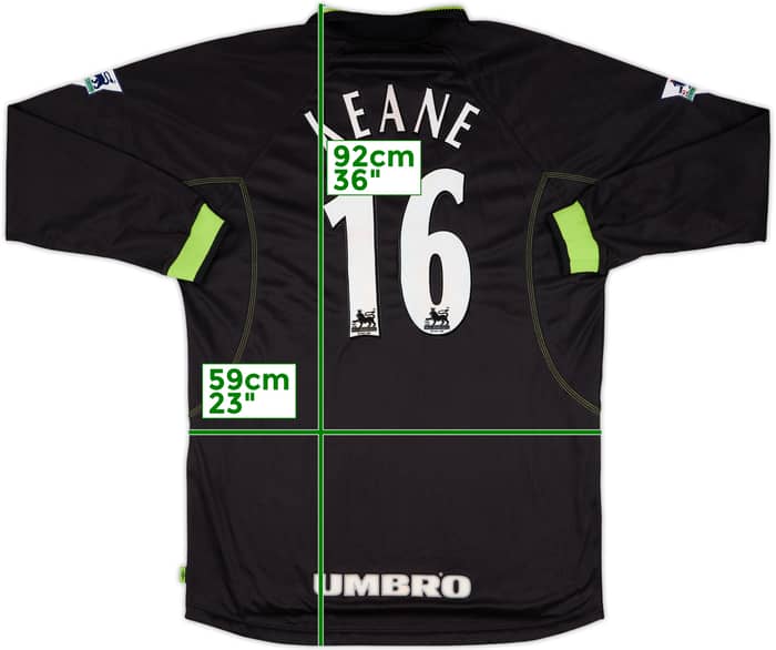 1998-99 Manchester United Third L/S Shirt Keane #16 - 7/10 - (XL)