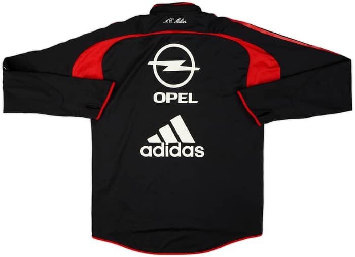 2004-05 AC Milan adidas 1/4 Zip Drill Top - 9/10 - (L)