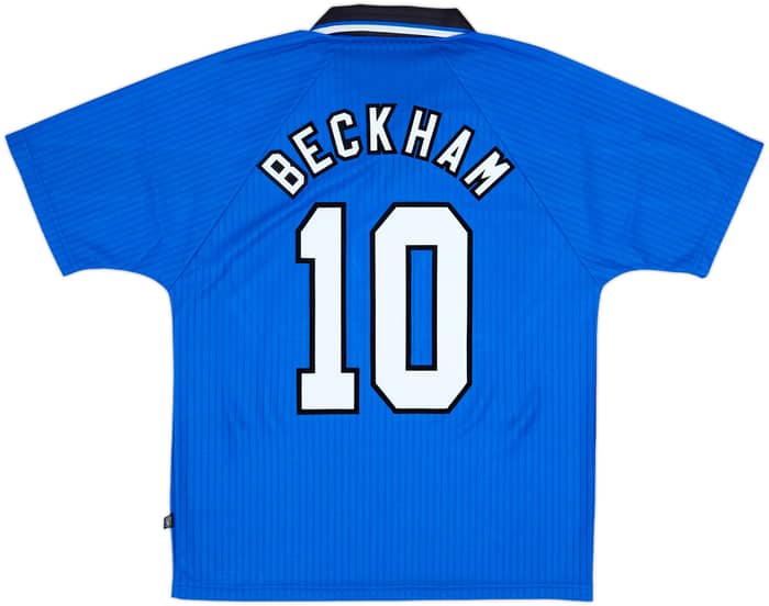 1996-98 Manchester United Third Shirt Beckham #10 - 9/10 - (M)