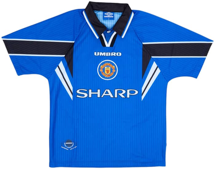 1996-98 Manchester United Third Shirt Beckham #10 - 9/10 - (M)