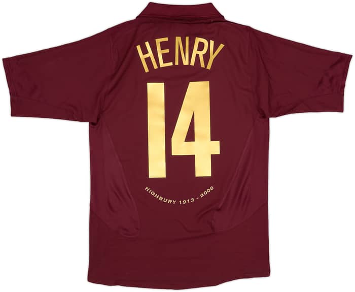 2005-06 Arsenal Home Shirt Henry #14 - 7/10 - (S)