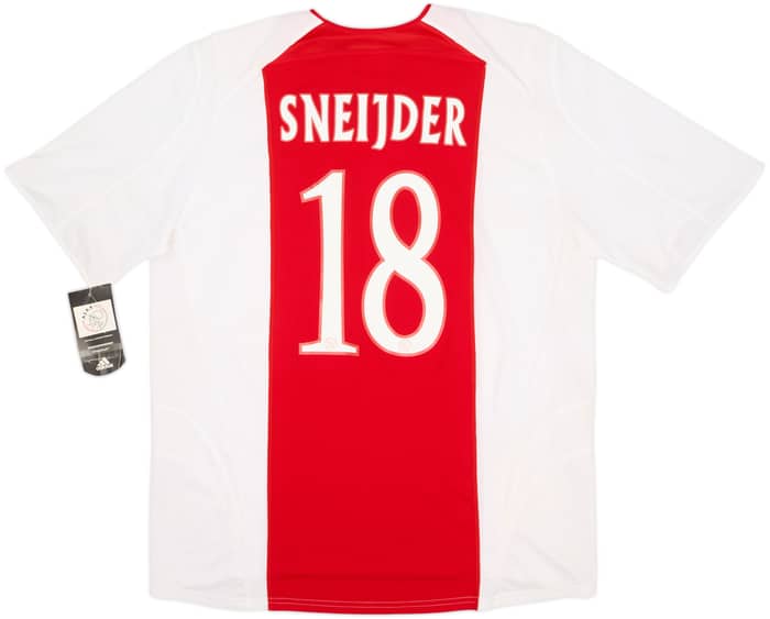 2005-06 Ajax Home Shirt Sneijder #18 (XL)