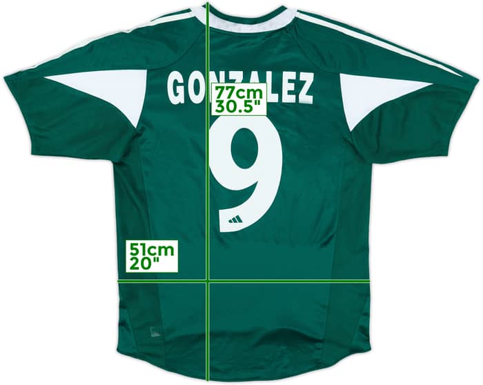 2004-05 Panathinaikos Home Shirt Gonzalez #9 - 6/10 - (S)