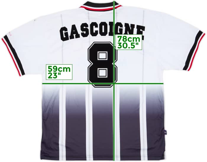 1997-99 Rangers Away Shirt Gascoigne #8 - 6/10 - (XL)