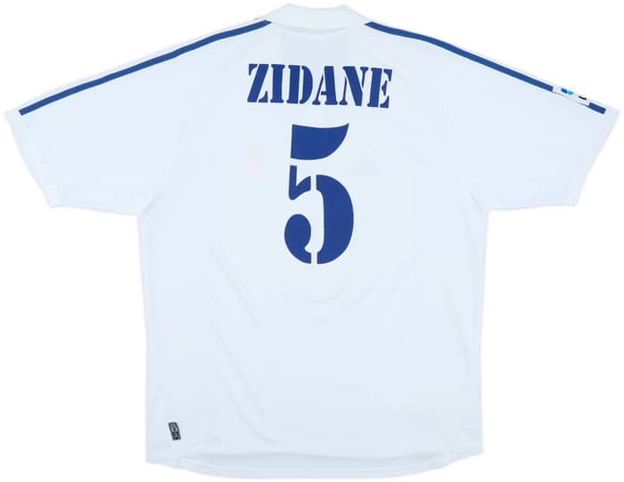 2001 Real Madrid Home Shirt Zidane #5 - 7/10 - (XL)