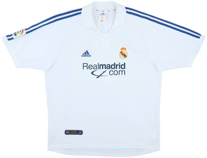 2001 Real Madrid Home Shirt Zidane #5 - 7/10 - (XL)