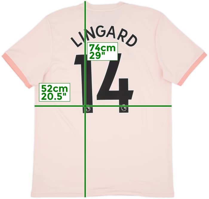 2018-19 Manchester United Away Shirt Lingard #14 - 9/10 - (L)