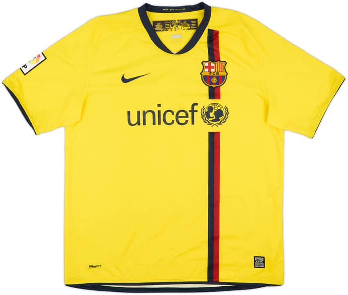 2008-10 Barcelona Away Shirt Ibrahimovic #9 - 9/10 - (L)