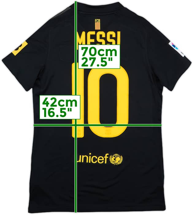 2011-12 Barcelona Away Shirt Messi #10 - 7/10 - (S)