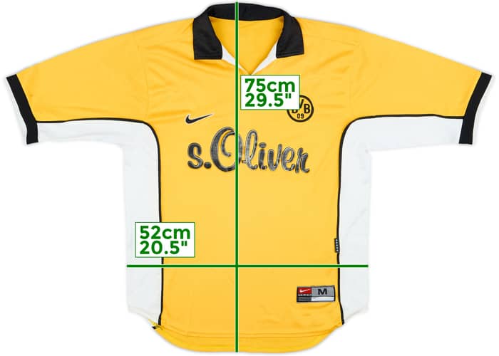 1998-00 Borussia Dortmund Home Shirt - 5/10 - (M)