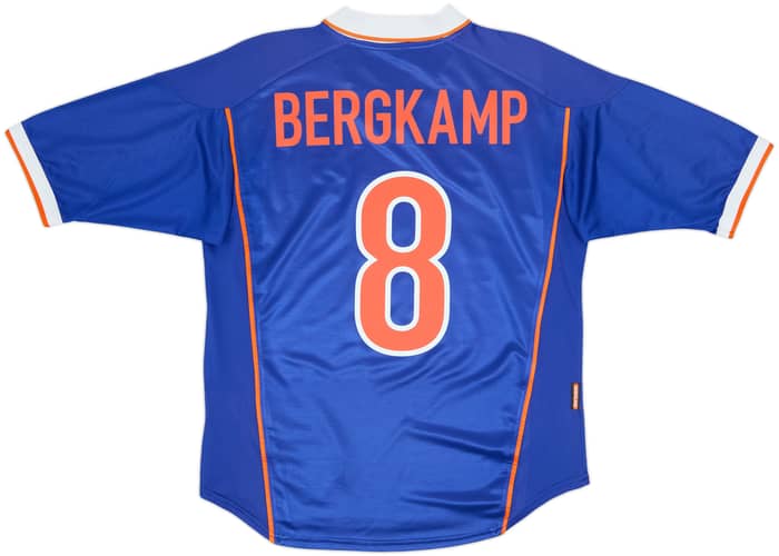 1998-00 Netherlands Away Shirt Bergkamp #8 - 8/10 - (M)