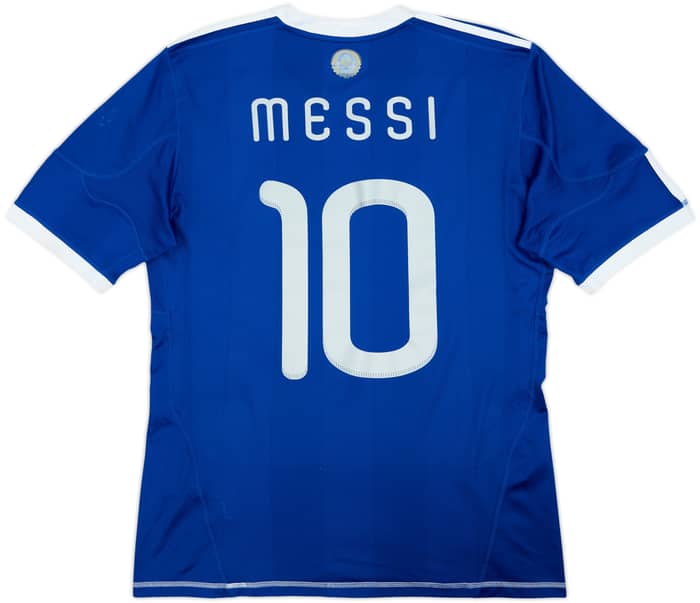 2010-11 Argentina Away Shirt Messi #10 - 7/10 - (M)