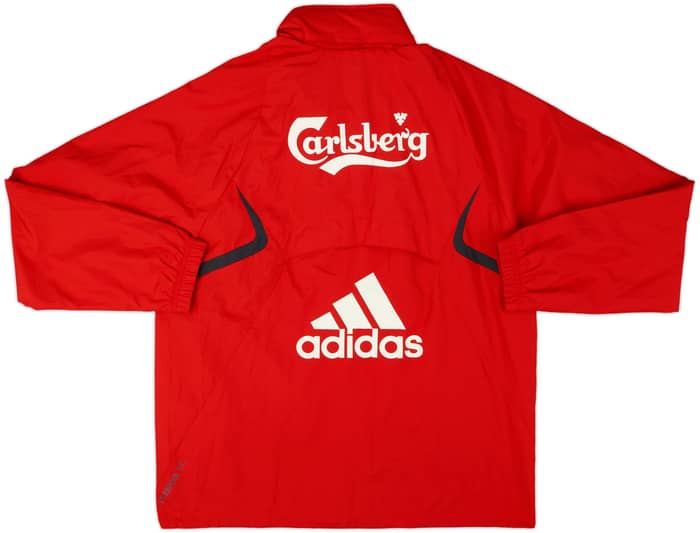 2009-10 Liverpool adidas Hooded Rain Coat - 5/10 - (S)