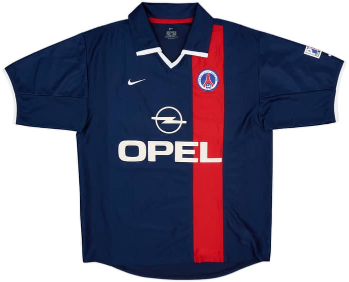 2001-02 Paris Saint-Germain Home Shirt Ronaldinho #21 - 9/10 - (M)