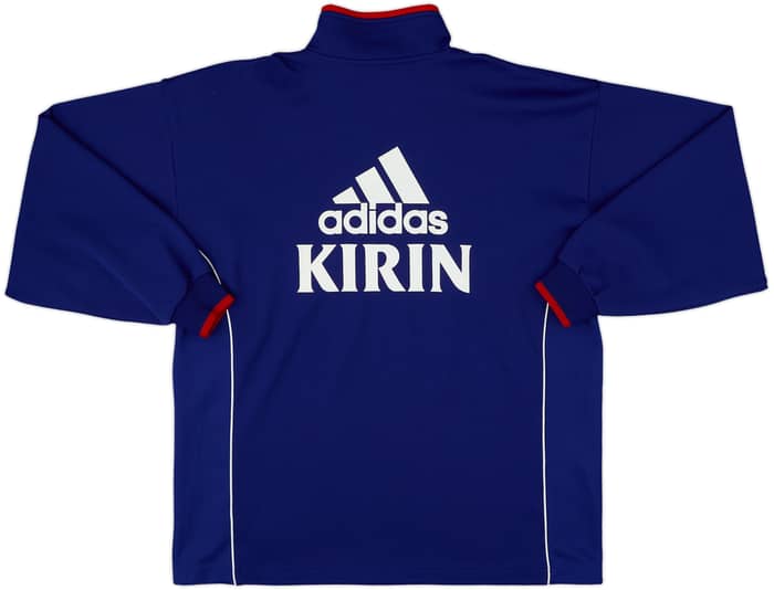 2000-01 Japan Player Issue adidas 1/4 Zip Drill Top - 9/10 - (L)