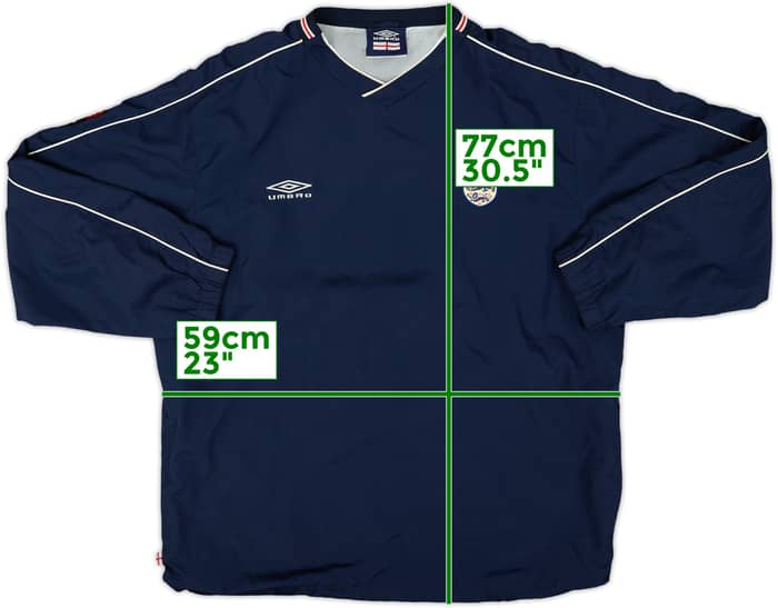 2004-05 England Umbro Drill Top - 6/10 - (M)