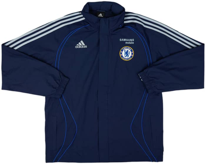 2006-07 Chelsea adidas Hooded Rain Coat - 8/10 - (M)