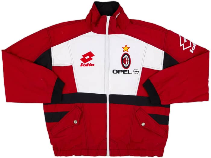 1995-96 AC Milan Lotto Track Jacket - 9/10 - (L)