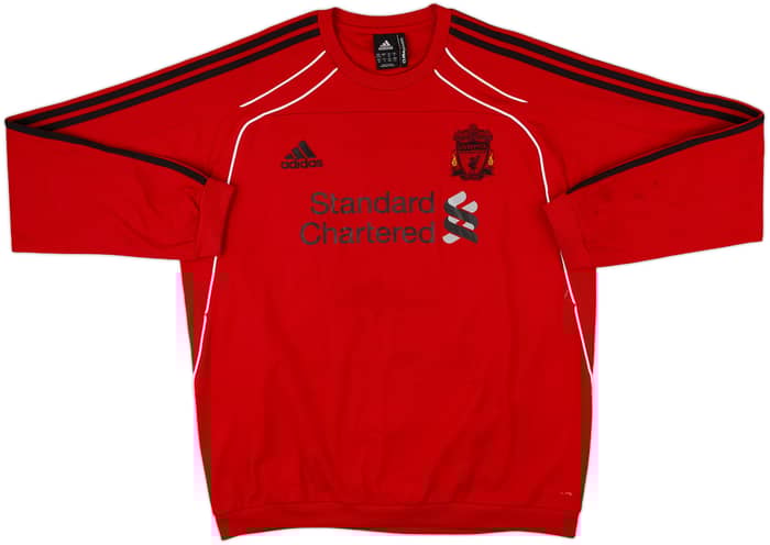 2010-11 Liverpool adidas Sweat Top - 5/10 - (L/XL)