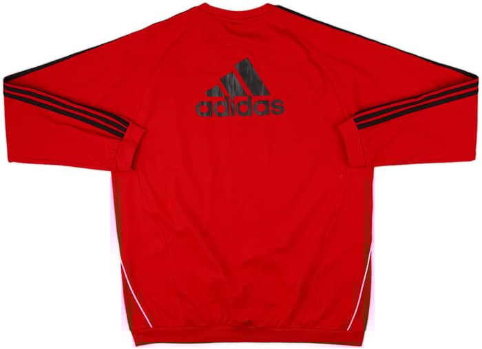 2010-11 Liverpool adidas Sweat Top - 5/10 - (L/XL)