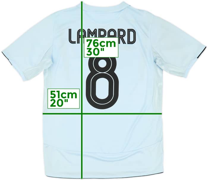 2005-06 Chelsea Away Shirt Lampard #8 - 6/10 - (M)