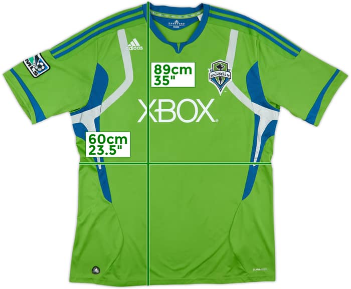 2010 Seattle Sounders Home Shirt - 7/10 - (XXL)