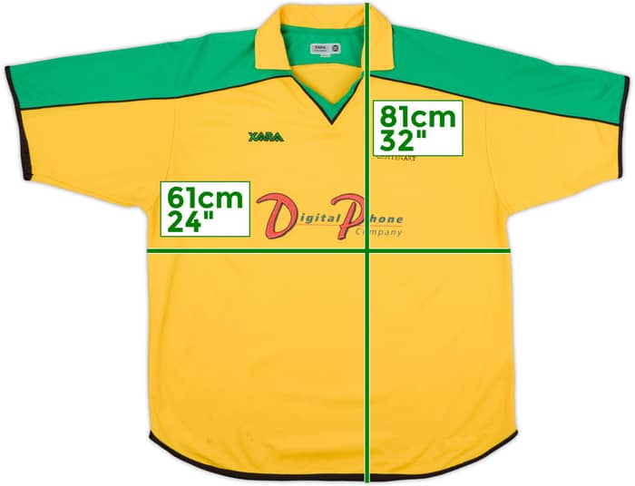 2001-03 Norwich Centenary Home Shirt - 7/10 - (XL)