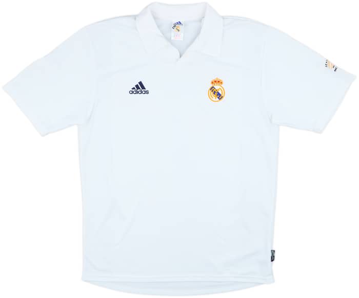 2001 Real Madrid Home Shirt Raul #7 - 8/10 - (M)