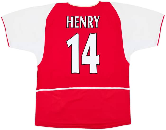 2002-04 Arsenal Home Shirt Henry #14 - 6/10 - (L)