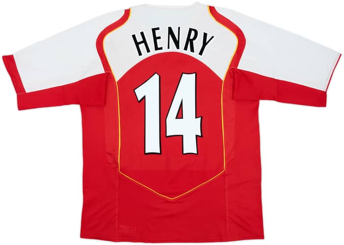 2004-05 Arsenal Home Shirt Henry #14 - 8/10 - (L)