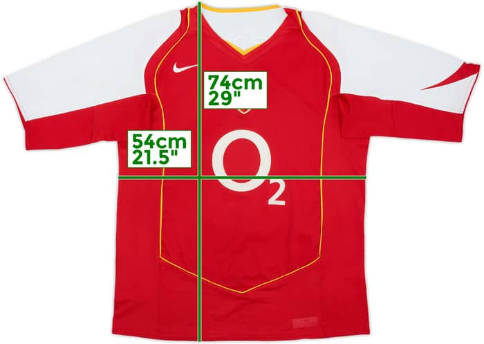 2004-05 Arsenal Home Shirt Henry #14 - 8/10 - (L)