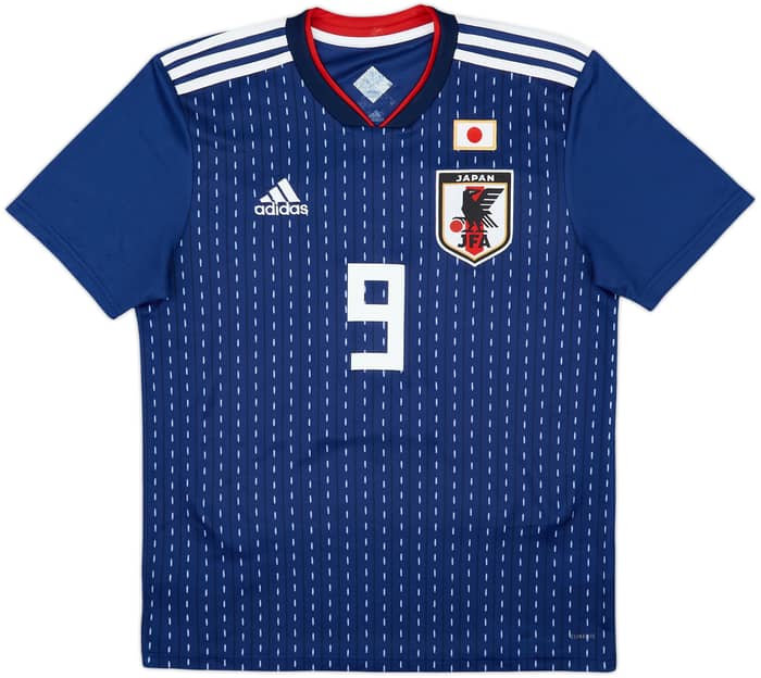 2018-19 Japan Home Shirt Okazaki #9 - 7/10 - (S)