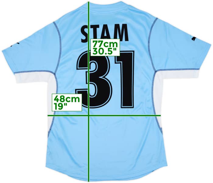 2001-02 Lazio Home Shirt Stam #31 - 5/10 - (XL)