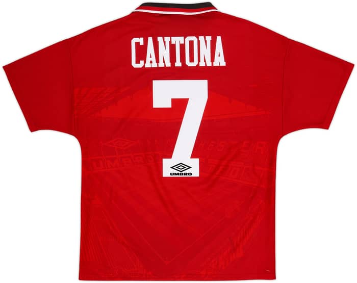 1994-96 Manchester United Home Shirt Cantona #7 - 10/10 - (M)