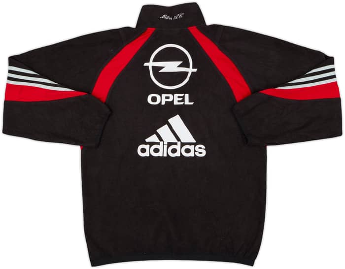 2003-04 AC Milan adidas 1/4 Zip Fleece Top - 7/10 - (S)