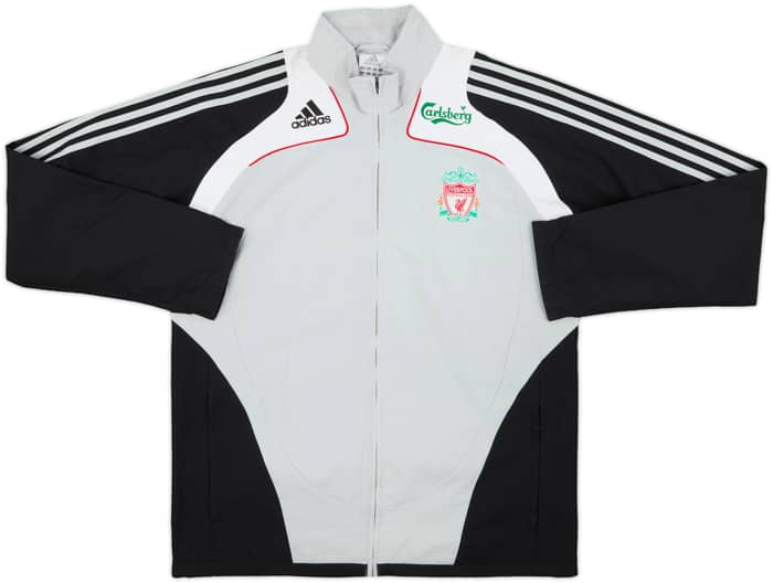 2008-09 Liverpool adidas Track Jacket - 7/10 - (L)